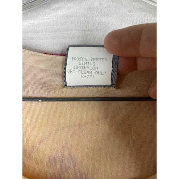 Vintage Y2K Rabbit Rabbit Rabbit Dress 16 M Floral Midi Artsy Layered Look NWT - Picture 5 of 11